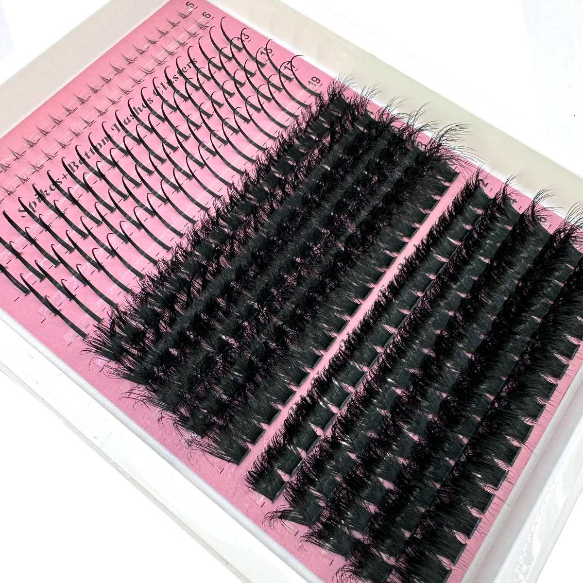 60D-200D BottomSpiky Lashes Clusters Volume Individual Lashes Cluster Extensions Spikes Lashes Clusters DIY Fairy/Manga EyelashT251223
