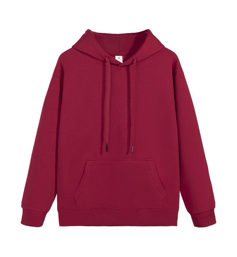 320G Heavyweight Red Hoodie Unisex 2025 New Spring Autumn Trendy Top Men's Hooded Jacket
