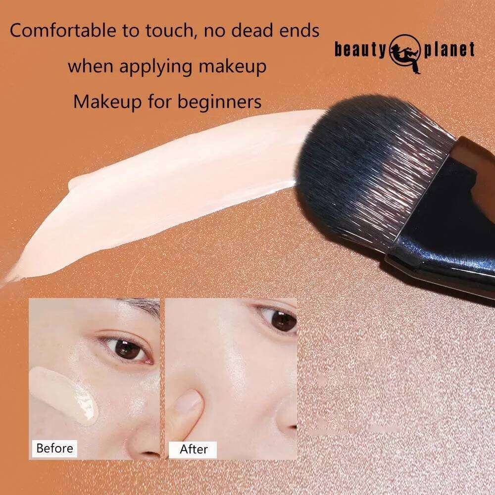 Beauty Planet Luxury Natural Animal Horse Hair Powder Foundation Blush Brushes Professional Makeup Make Up Cosmetic Tools X251223