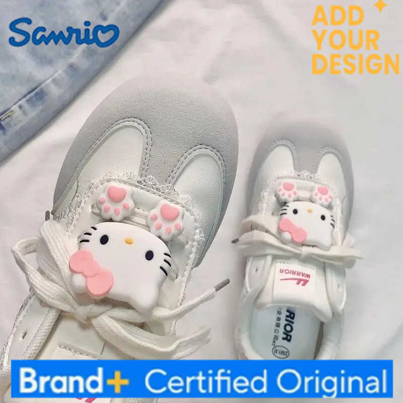 Sanrio Cute Girls Sports Shoes New Anime Womens Student Wear-Resistant Autumn Winter Casual Training Shoes Small White Shoes H251223