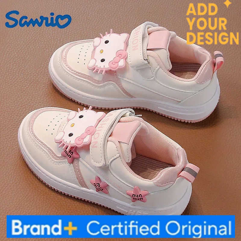 Sanrio Childrens Casual Hello Kitty Shoes Girls Anime Comfortable Board Shoes Breathable Non Slip Running Shoes Sneakers Festival Gift H251223
