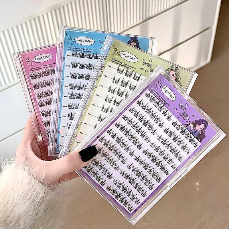 No-Glue False Eyelashes Easy 3-Step Application Natural Glue-free False Eyelashes DIY Lashes for Beginners with Sunflower DesigT251223
