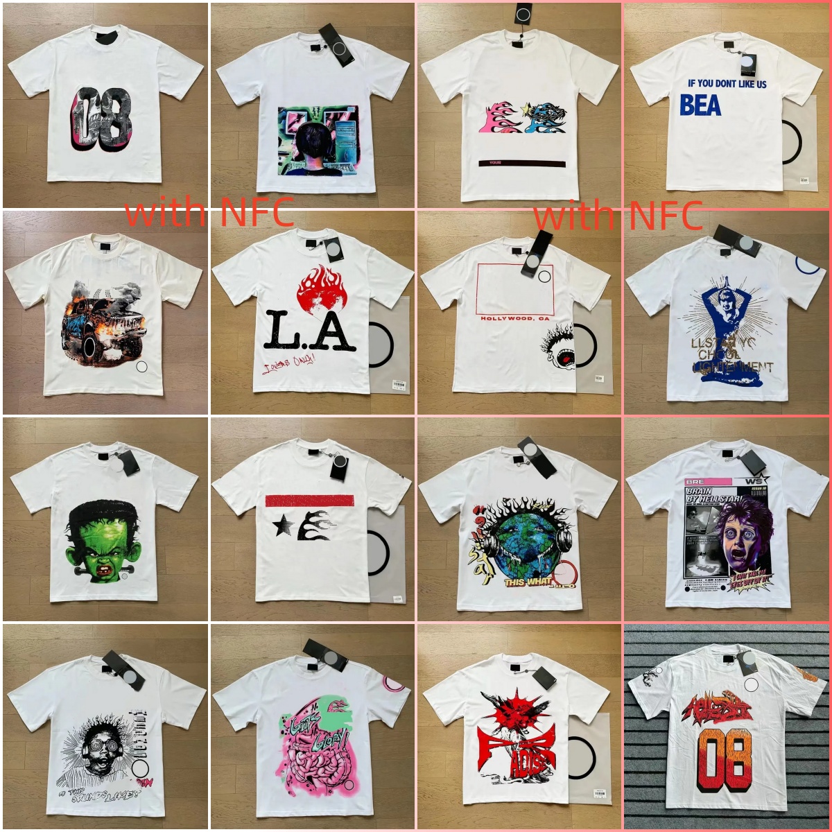 designer t shirt mens tshirt High Quality Streetwear Hip Hop Fashion T Shirt Unisex Short Sleeve Tshirts Tops High Street Retro Women graphic tee US SIZE S-XL with NFC