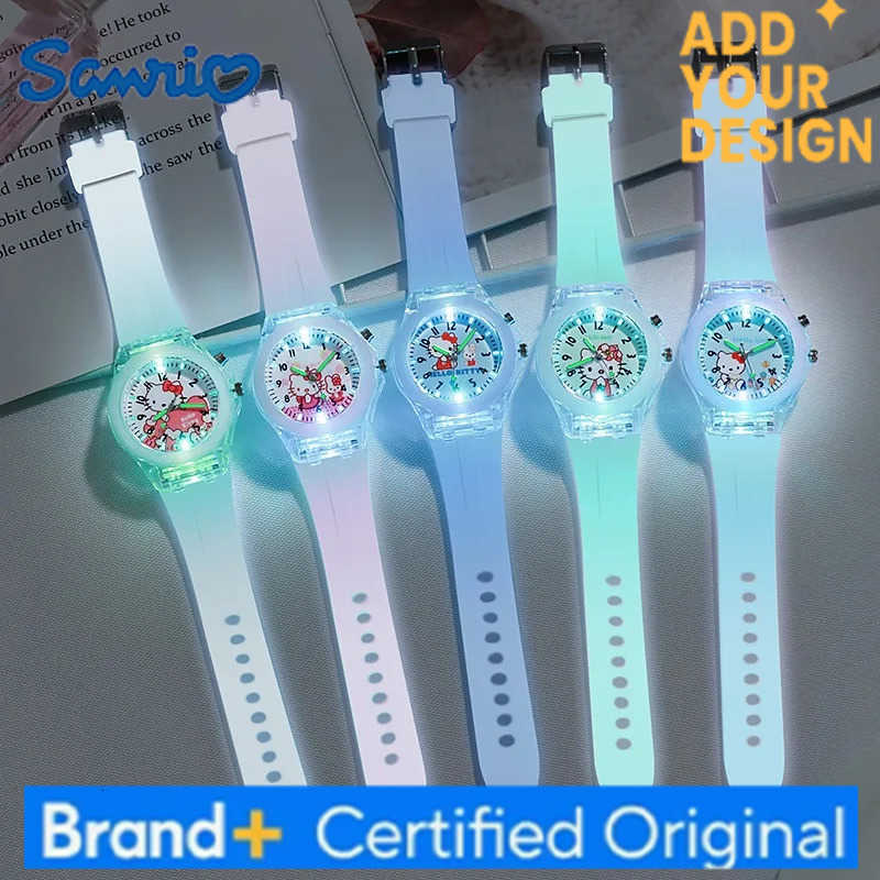 Sanrio 3D Pattern Children Wrist Watches luminous watch Waterproof Quartz Watch Hello Kitty Watch Childrens Christmas Gifts H251223