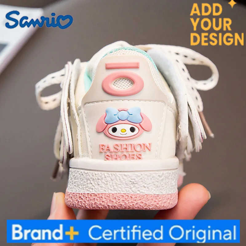 Sanrio Girls Cute Cartoon Hello Kitty Casual Shoes Korean Style Trendy Brand Shoes Boys and Girls Kids All-match Sports Shoes Sneakers H251223