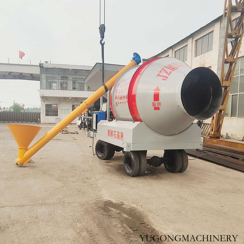 Continuous Feed Concrete Mixer for Uninterrupted Production Ideal for Paving Flooring and Large Slab Projects