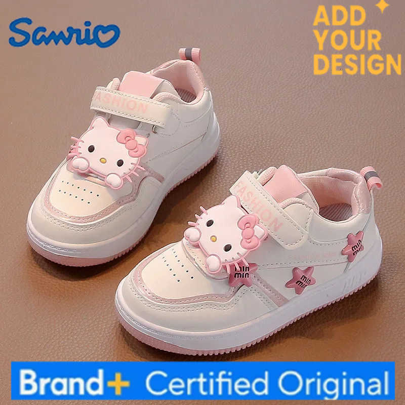 Sanrio Childrens Casual Hello Kitty Shoes Girls Anime Comfortable Board Shoes Breathable Non Slip Running Shoes Sneakers Festival Gift H251223