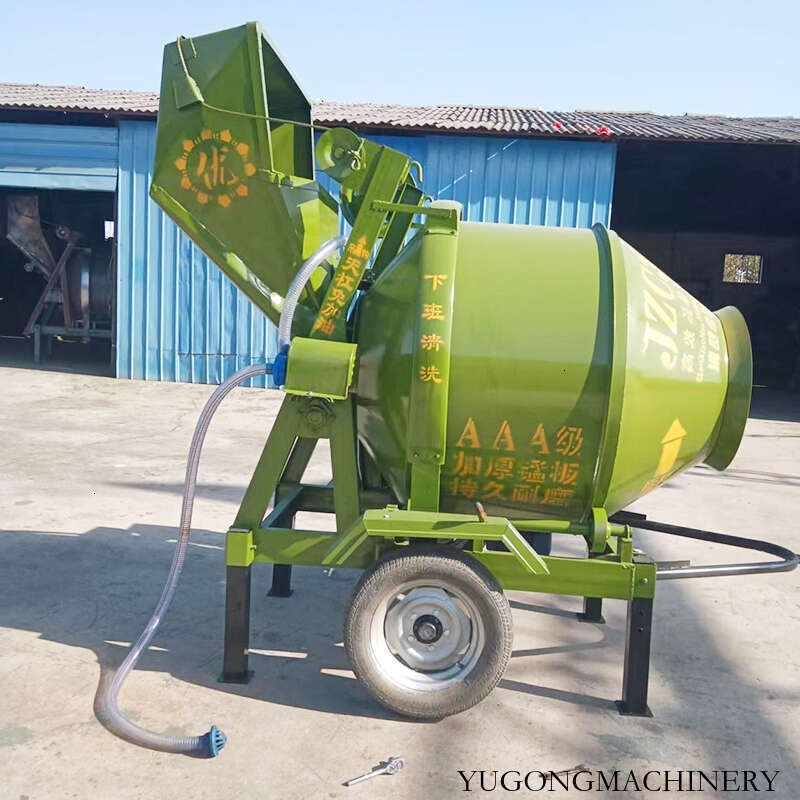 Dual Function Concrete & Mortar Mixer Machine Includes Separate Agitator for Paint and Other Liquid Materials