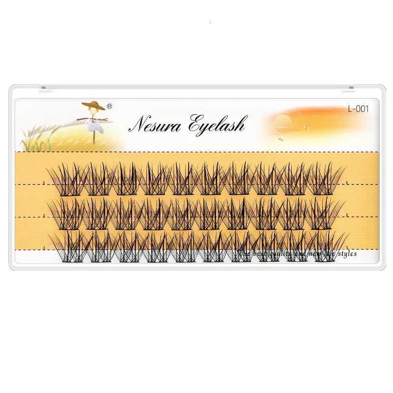 Grafting World Lazy Ice Cream False Eyelash Natural Soft Segmented Cloud Trilogy Self Adhesive Graft Internet Celebrity EyelashT251223