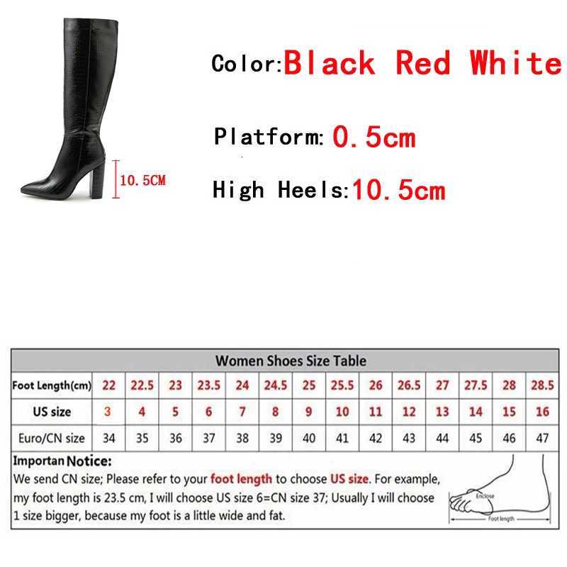 Liyke Fashion White Women Knee High Boots Sexy Snake Print Leather Pointed Toe Square Heels Ladies Long Booties Zip Female ShoesT251223