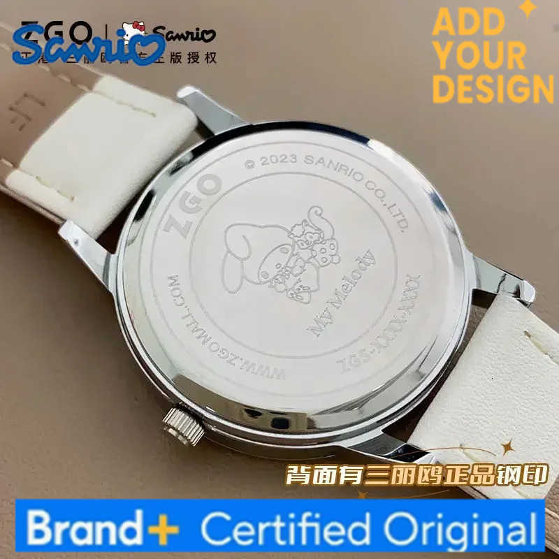 Sanrio Melody Childrens Luminous Watch Girls Ins Quartz Watches Cute Birthday Gifts H251223