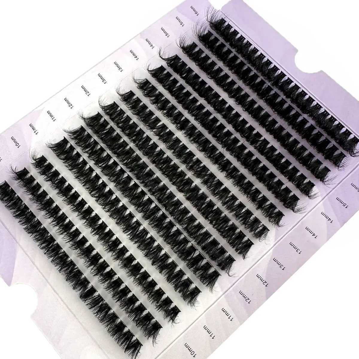 14 Rows 5D Fluffy Cluster Lashes 60D/80D/100D Thick Eyelash D/DD Curl 9-16mm Mix Individual Lashes DIY Lash ExtensionsT251223