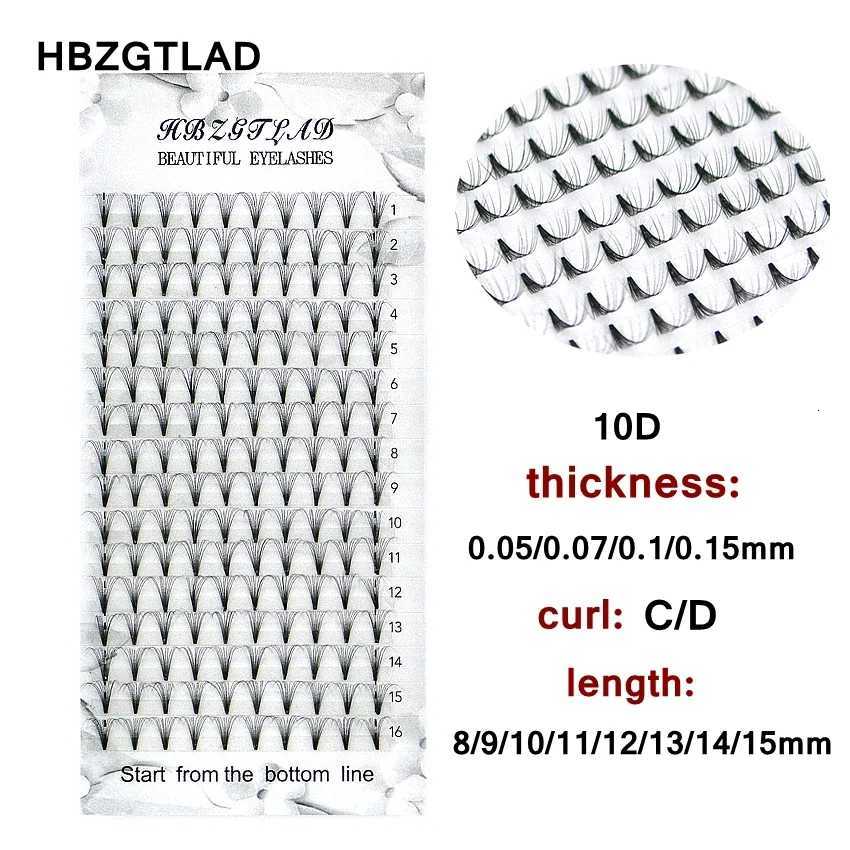 wholesale 16 lines volume 8-18mm 8D/10D/20D eyelash extensions 100 handmade synthetic hair russian volume lashes premade fansT251223