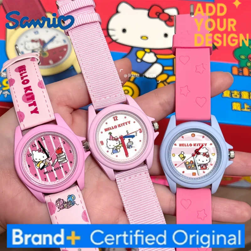 Sanrio Hello Kitty Childrens Fun Time Watch Blind Box - Cat Watch Gift for Best Friends Birthday Trendy Figure Toy Ornament H251223