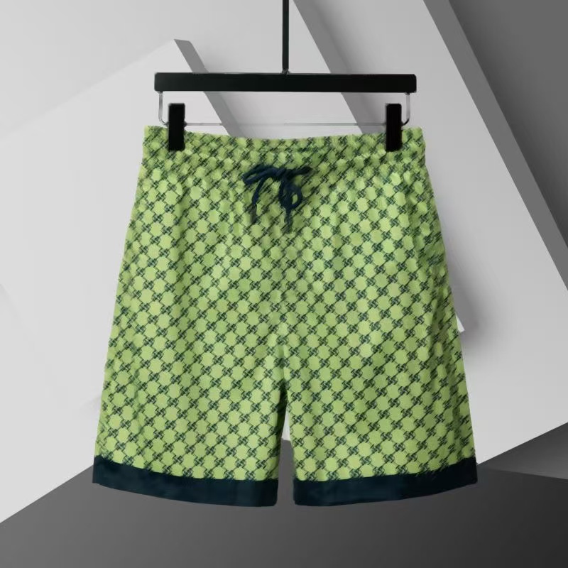 new luxury designer casual men's shorts snake pattern flower embroidery men's swimming shorts high street fashion Medusa beach pants Asian size M-3XL