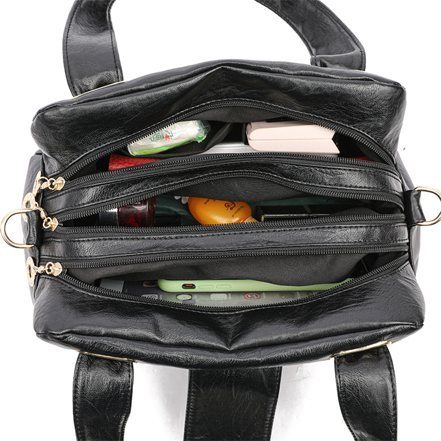 Designer Soft Leather Womens Handbag Large Capacity Multi Layer Crossbody Shoulder Bag European American Fashion Trend 1100368158