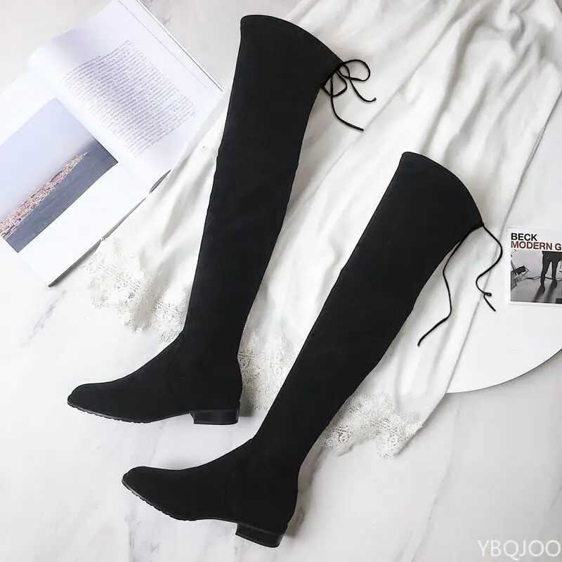 Women Shoes 2022 Winter Shoes Women Boots Fashion Waterproof Snow Boots for Women Over The Knee Thigh High Boots Botas De MujerT251223