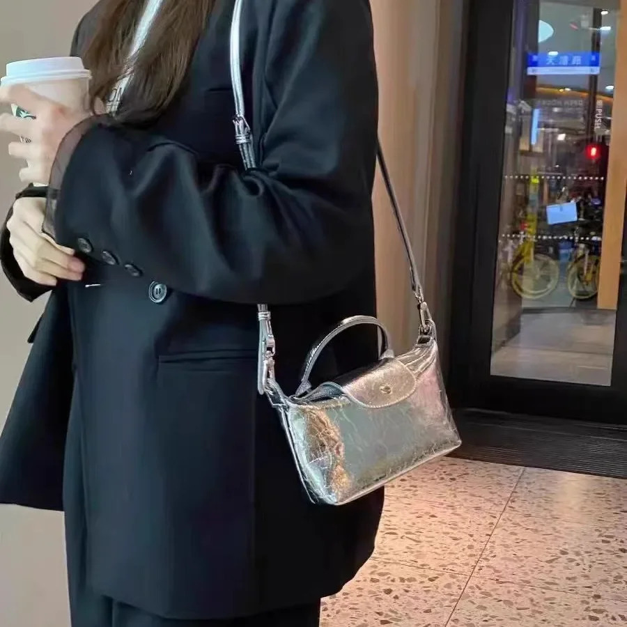Women Mini Tote Bags Summer Silver Purses and Handbags Lady Bag Female PU Shoulder Crossbody Bags Hobo Bolsa Feminina 251217 - view 3