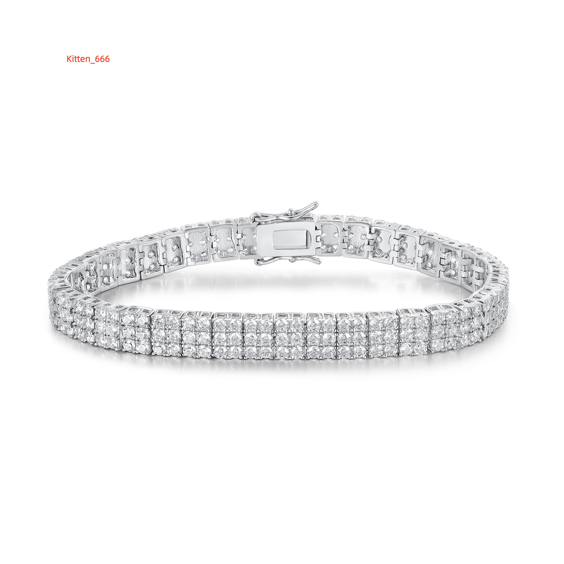 Hot Selling Moissanite Tennis Bracelet Cubic Zirconia 925 Sterling Silver Classic Moissanite Bracelet Fashion Bracelet