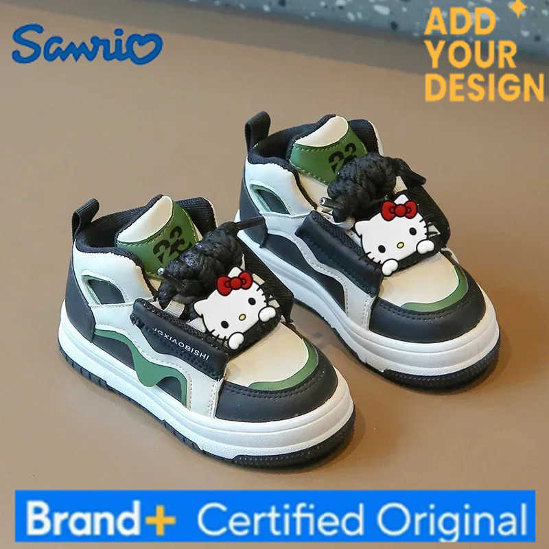Sanrio Hello kitty 2026 new spring autumn winter children soft-soled sports shoes boys cartoon casual shoes baby fashion toddler shoes H251223