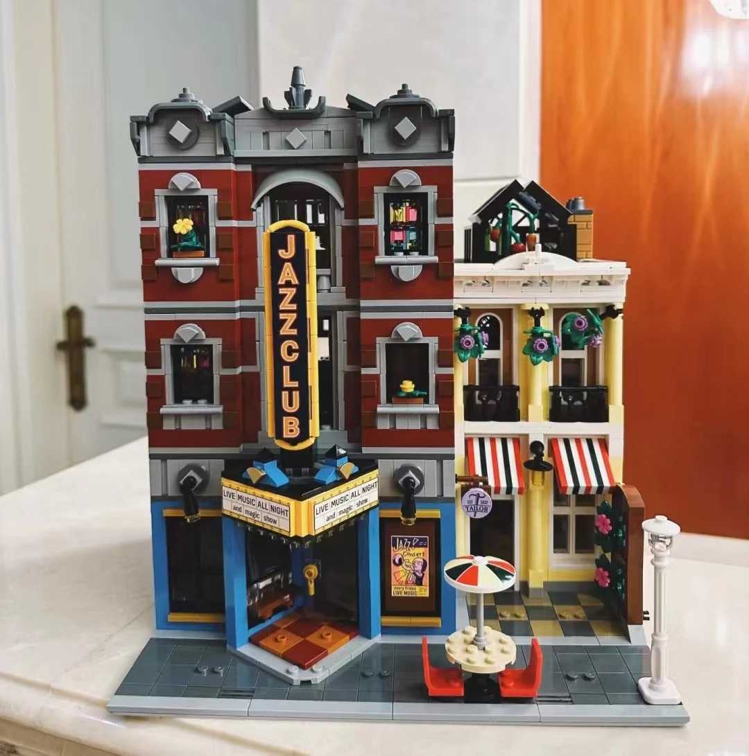 IN Stock with Original Box Christmas Birthday Gift 2899PCS Jazz Club Pizzeria Compatible with 10312 Building Blocks Bricks Q251212