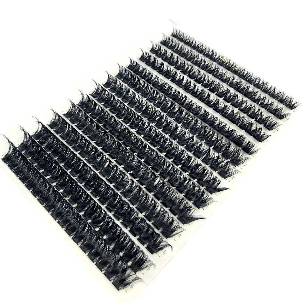 60D/80D Mink Eyelashes 100/280 Clusters Eyelash Extension Natural Individual False Lashes Russian Volume Lash Makeup Cilia CiliT251223