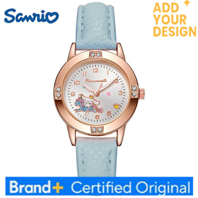 Sanrio Hello Kitty Cartoon Watch Anime peripheral Cinnamoroll Quartz watch Exquisite Jewelry Birthday Gifts For Boys And Girls H2512231