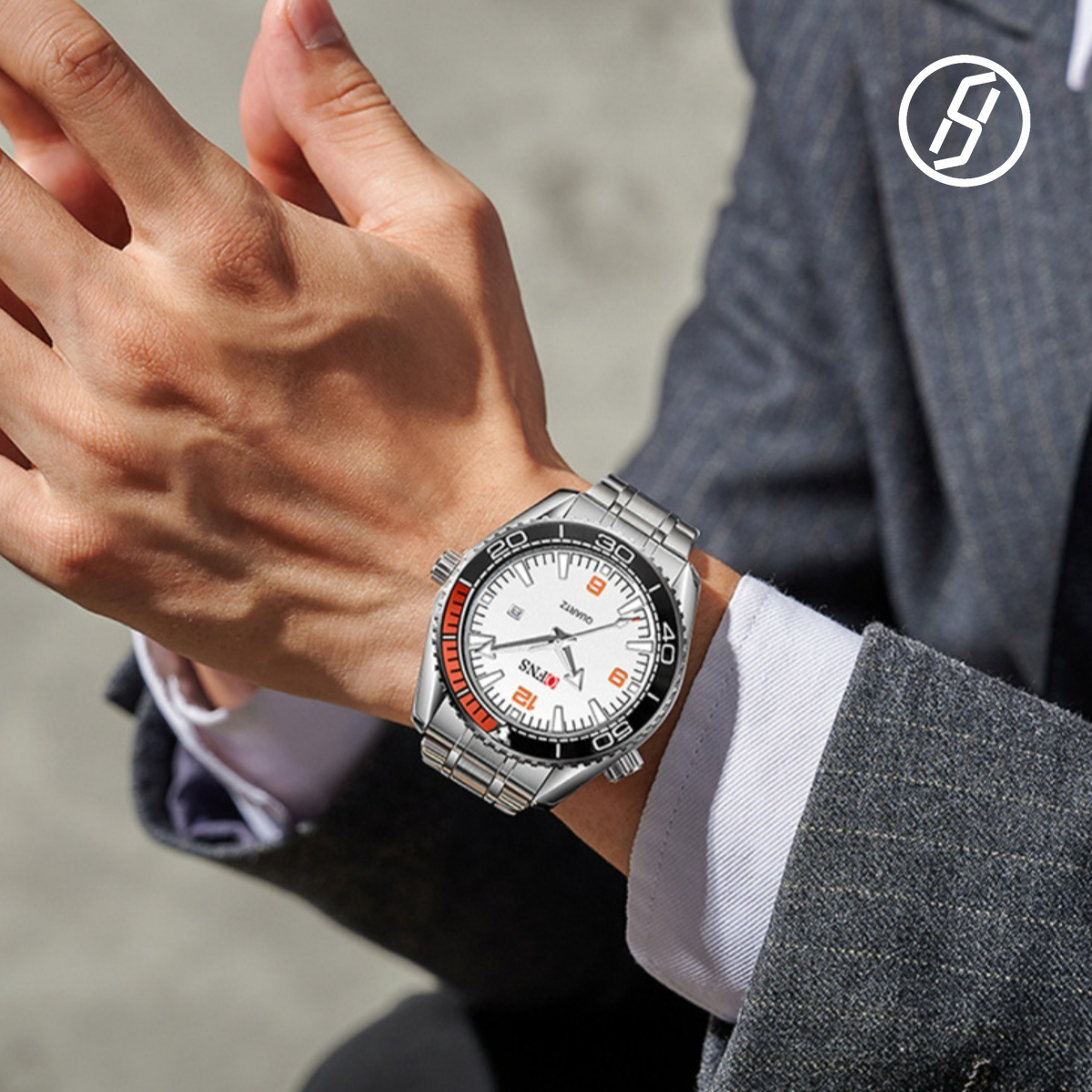 2026 Trendy New Quartz Watch Stainless Steel Strap Waterproof Luminous Quartz Watch Men's Casual Business Watch Original Watch Designer Watch Fac