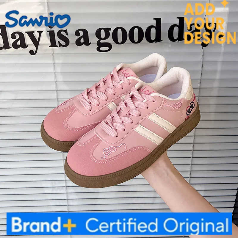 Sanrio Cute Embroidered Womens Sports Shoes Non-slip Spring Autumn Ladies Casual Tennis Shoes Sweet Versatile Women School Sneakers H251223