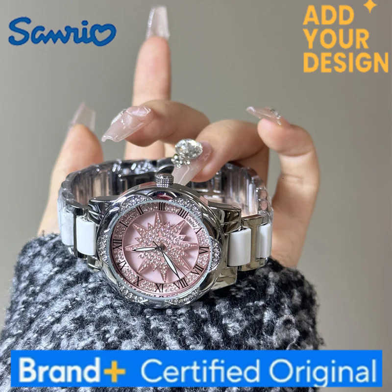 Sanrio Ceramic Wristwatch Women Quartz Watches Beauty Fashion Clock Watch Drop Shipping H251223