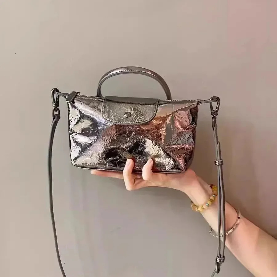 Women Mini Tote Bags Summer Silver Purses and Handbags Lady Bag Female PU Shoulder Crossbody Bags Hobo Bolsa Feminina 251217 - view 5