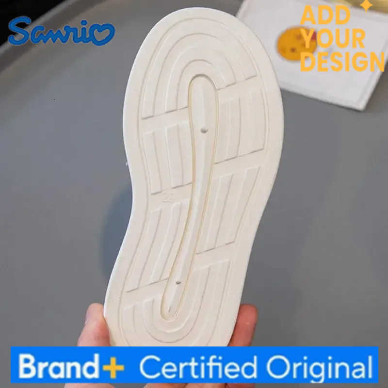 Sanrio Hello Kitty Girls Kawaii Sneakers Anime Spring Autumn New Cartoon Soft Bottom Shoes Casual Dirty Running White Shoes Comfortable H2512231