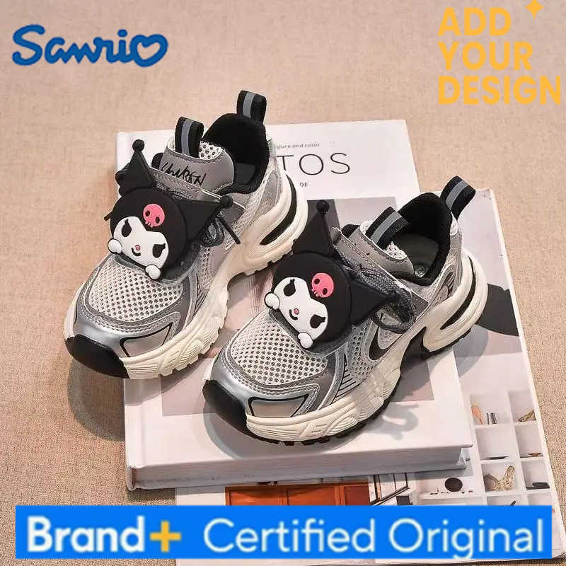 Sanrio Melody Kuromi real pictures 2025 new kids Canvas shoes Versatile Trendy Unique Design Casual Spring And Autumn children shoes H251223
