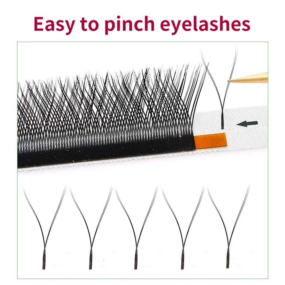 MARIA YY Shape 2D Tips Hand Woven Premium Soft Light Natural Eyelashes Extension Supplies Makeup Net Cross LashT251223