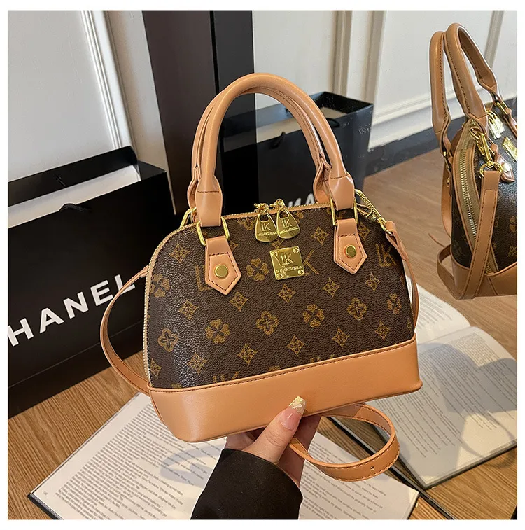 Free shipping Style Handbag for Women 2025 Niche brand new Single Shoulder Crossbody High-End Boston Pillow Shell Bag