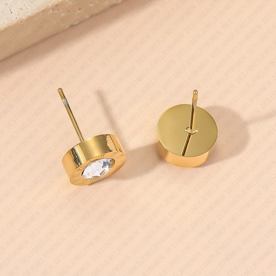 Designer Earrings Designer Earrings for Women Gold Earring Diamond Stud Earrings Luxury Jewlery Designer for Women Elegant Timeless Sparkling Gift Pre