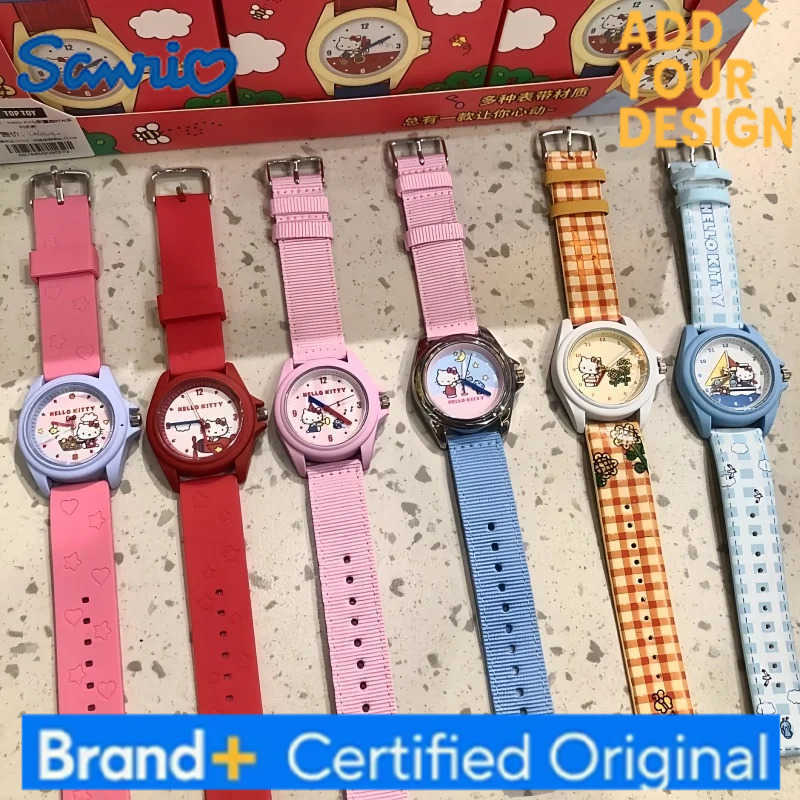 Sanrio Hello Kitty Collectible Mystery Watch Blind Box - Surprise Cartoon Watches Gift Set Unisex Birthday Gift Toys H2512231