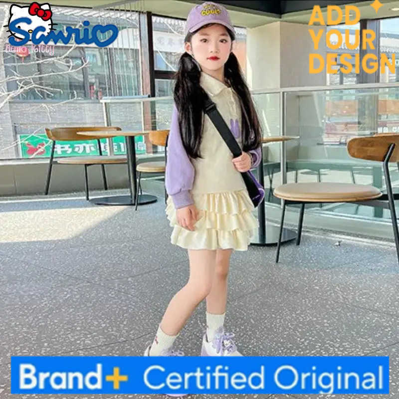 Sanrio Kawaii Girls Hello Kitty Sneakers Anime Cartoon Spring and Autumn New Casual Board Shoes Soft Sole Running White Shoes H251223