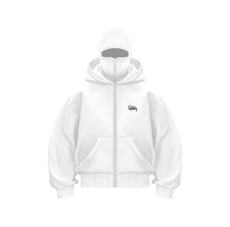 2025 American Trendy Brand Double-Hood Zip-Up Jacket Hooded Cardigan Sweatshirt Couple Style Windproof Streetwear