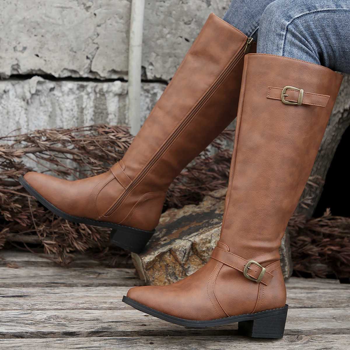 Women Boots Winter Fashion Knee High Boots Women High Quality Comfort Long Boots Outdoor Fashion Sexy Shoes Women Botas De MujerT251223