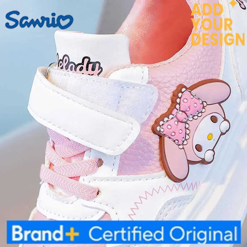 Sanrio Children Cartoon Kawaii Kuromi Melody Casual Board Shoes Spring Autumn Casual Sneakers Anti Slip Soft Sole Sports Shoes H251223
