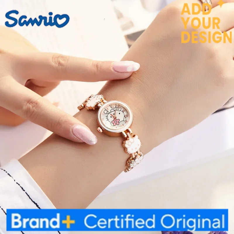Sanrio women Watch Hello Kitty Watch Female Student Sweet Bow Girl friends Gift High quality womens quartz watches H251223