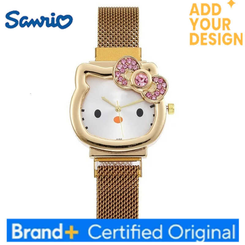 Sanrio NEW Latest Watch Hello Kitty Casual Luxury Watch Couple Style Childrens Gift Student Watch Quartz Watch H251223