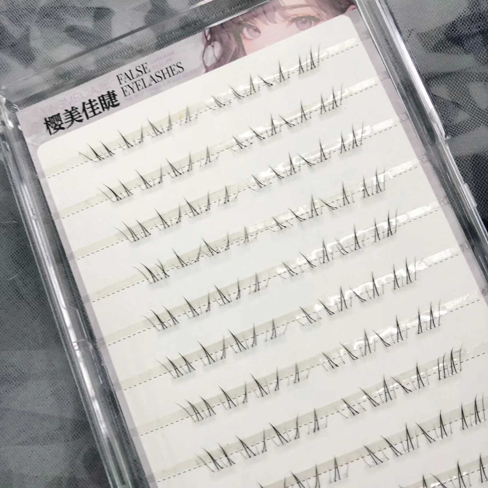 4-6mm Individual Bottom Lash Clusters No Glue Need C Curl Black Lower Eyelash Self-adhesive Lash Extensions Cosplay DIY MakeupT251223