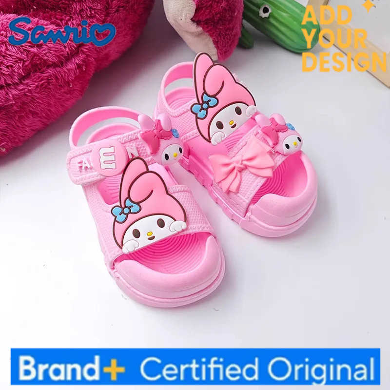 Sanrio Melody Beach Shoes Summer New Childrens Kulomi Sandals Lightweight Non-slip Girls Primary School Shoes Full Stage H2512231