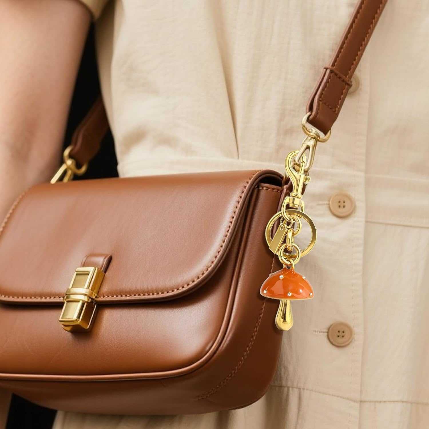 in Gold Bag Charms Purse Charms for Handbags Tote Bags Backpacks Aesthetic Accessories Gifts for Women Y260116