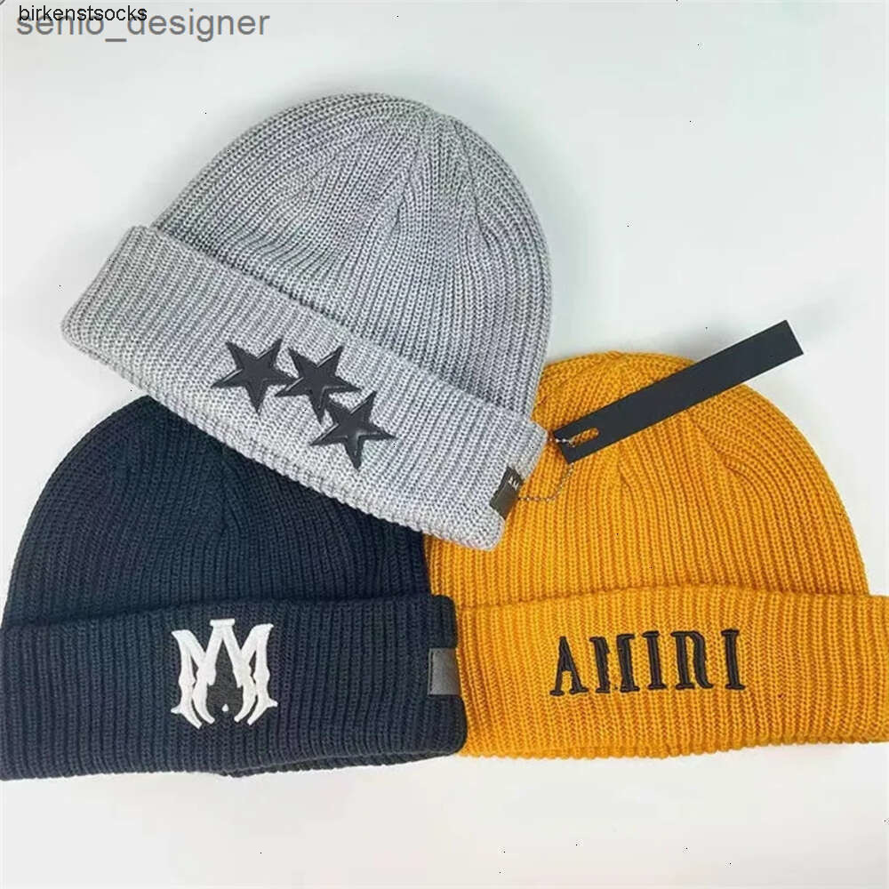 Winter knitted beanie designer amiri hat fashionable bonnet AmIrIs dressy autumn for men skull outdoor womens mens hat cappelli travel skiing sport fa T48F 0OV3 1HW9