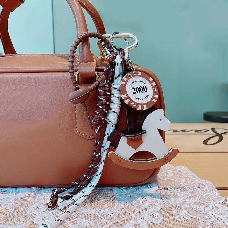 Braided Rope High-grade Keychain Trojan Horse Pendant Suitable for Phone Bag Accessories X251224