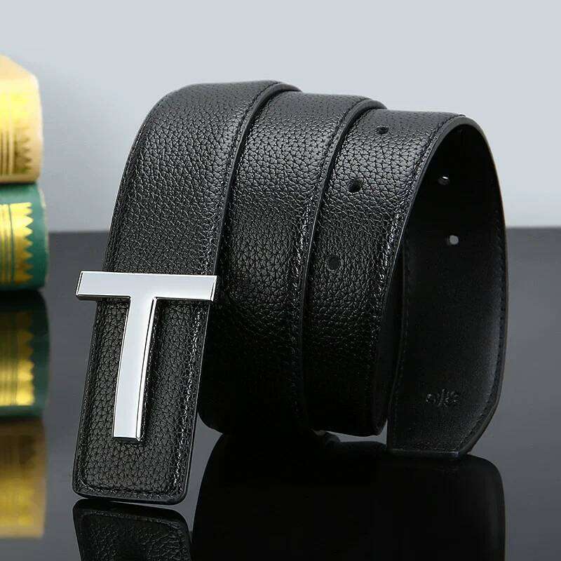 High Quality New 38mm Men Leather Designers Trouser Fashion Brand Luxury fancy vintage Strap Belt for men jeans 25N1224