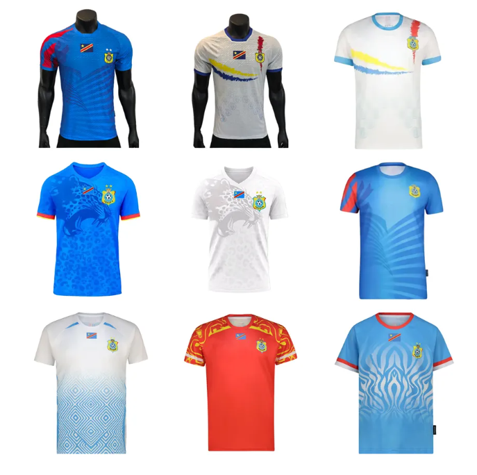 24 25 26 27 DR Congo Soccer Jerseys 2025 2026 2027 AKAMBU M.ELIA T.BONGONDA MBUKU MAYELE KAYEMBE PICKEL MUKAU Player Version Home Away Football Shirts